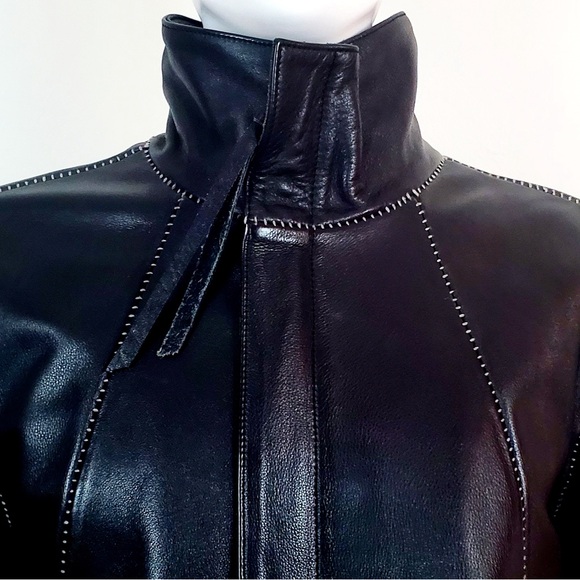 Army Jackets & Blazers - Army of Me Draped Black Long Parka Overcoat Jacket NWT